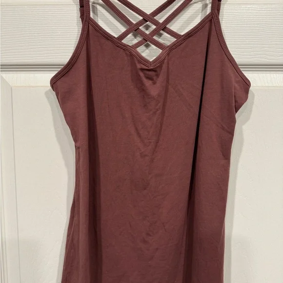 Women's Strappy Brown Top.. adjustable straps. - Picture 1 of 3